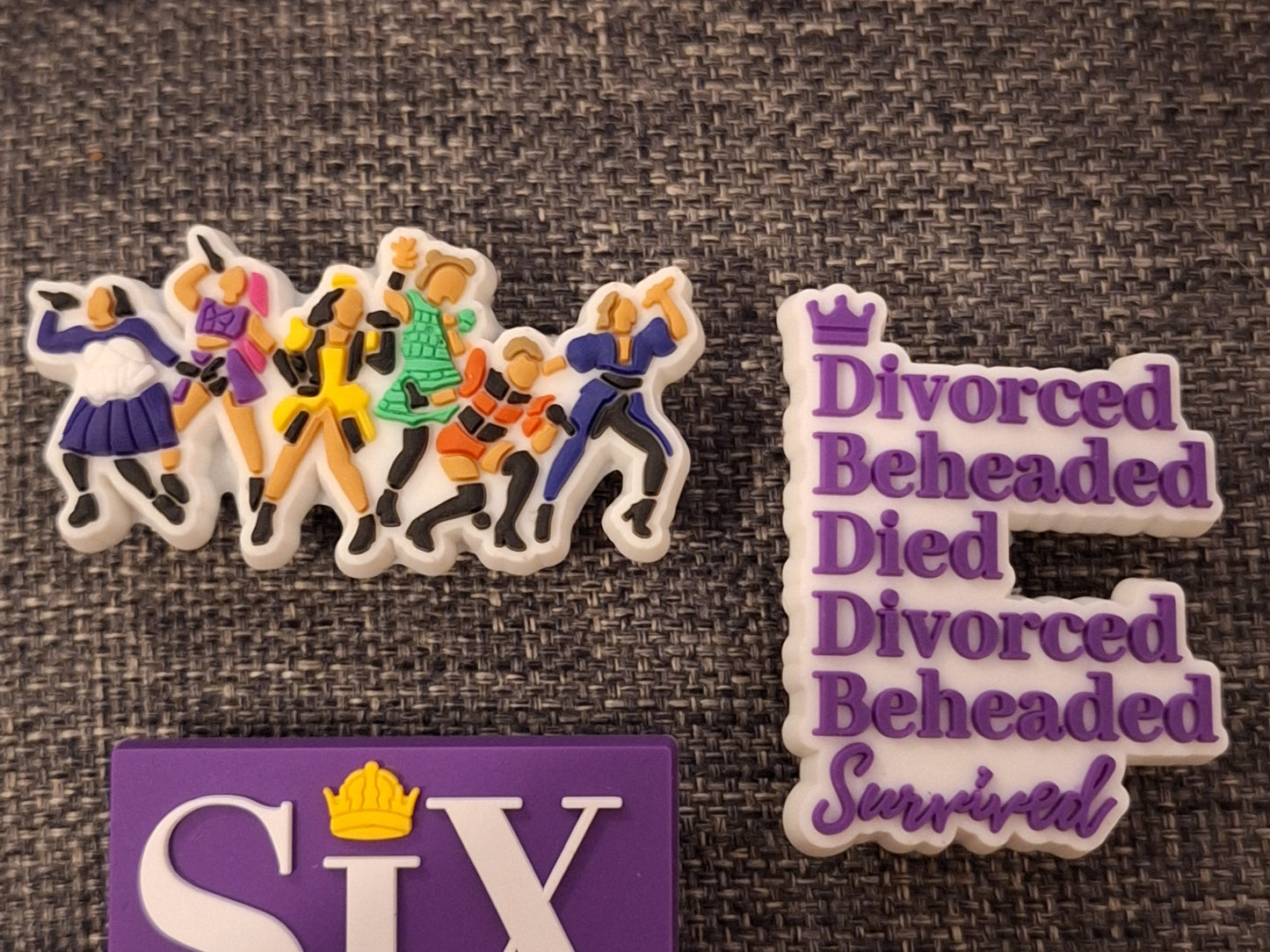 Shoe charms six
