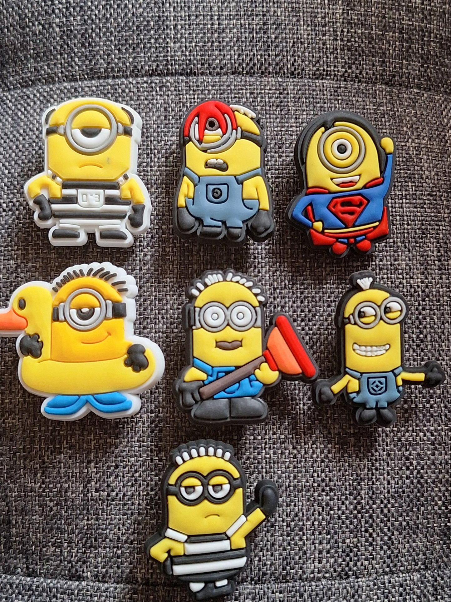 Shoe charms minions
