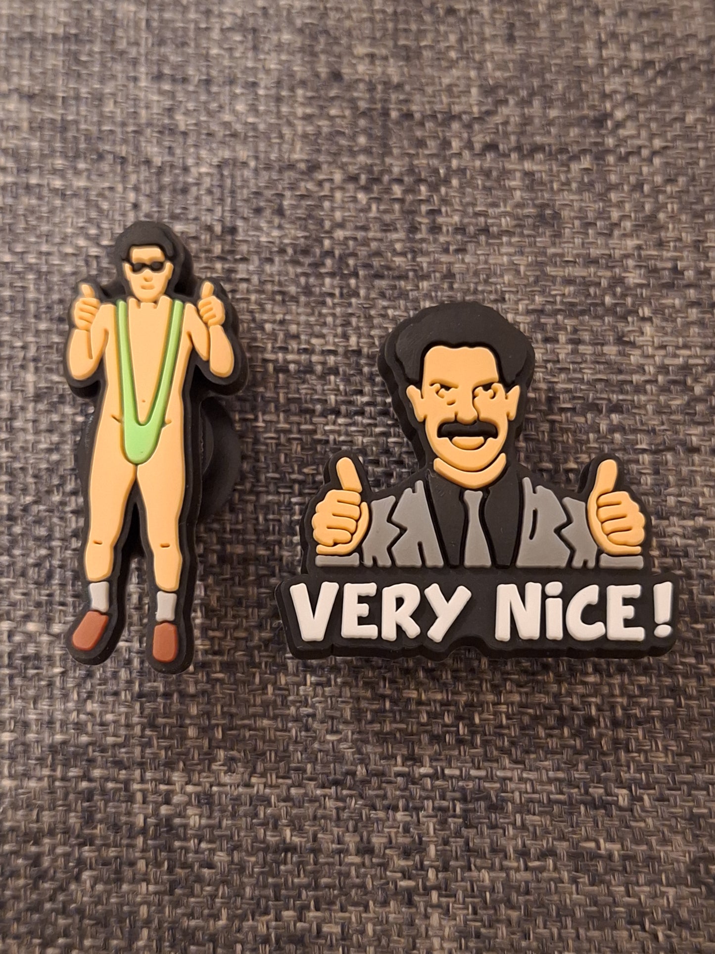 Shoe charms borat