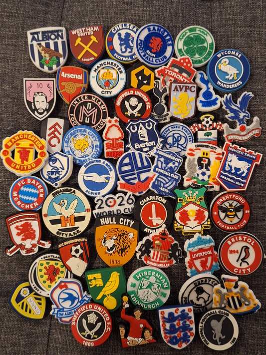 football shoe charms