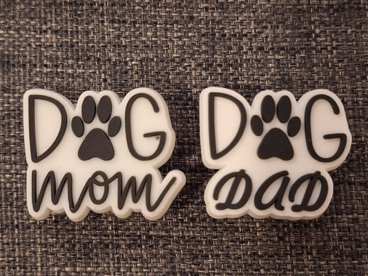 Shoe charm dog mom dog dad